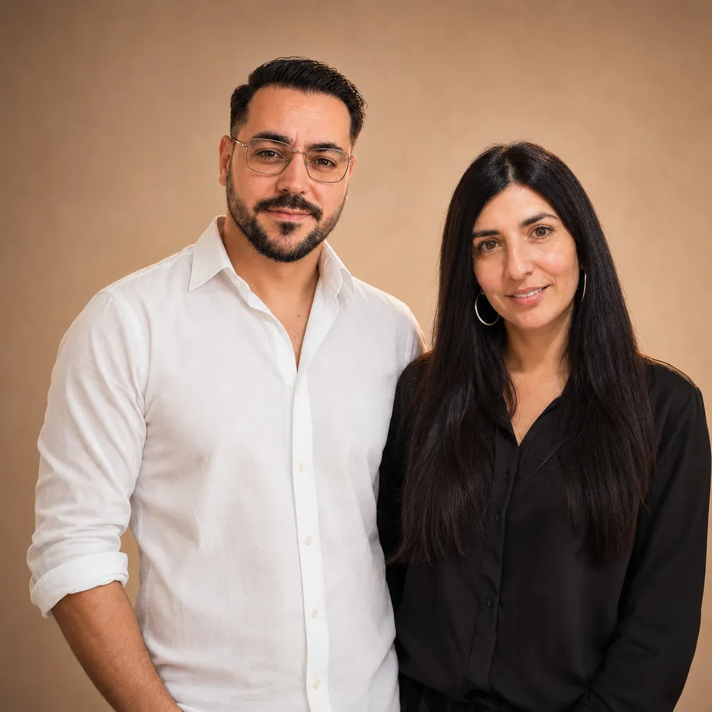 Marina Galarza y Julian Bagilet, equipo de MABA Propiedades